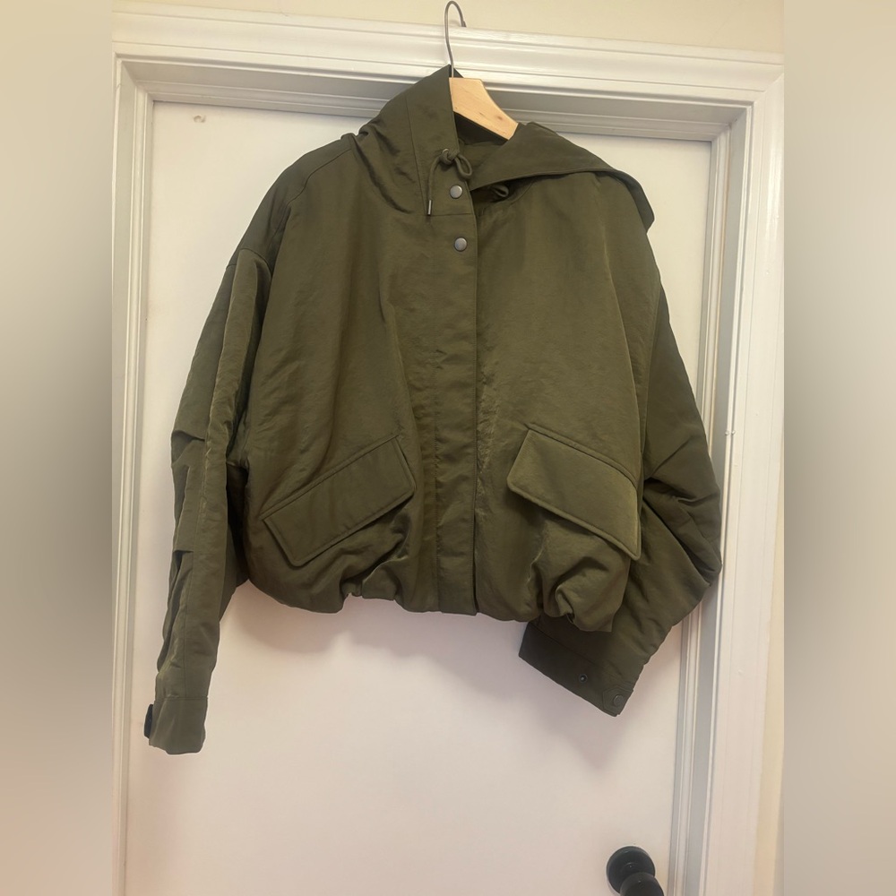 Gap cropped parka jacket